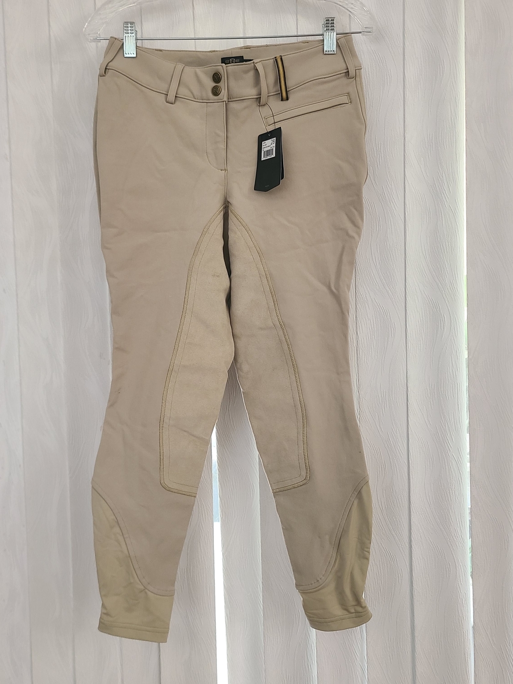 NWT Noble Outfitters 28R Light Tan Full Seat Signature Breech Equestrian Pant